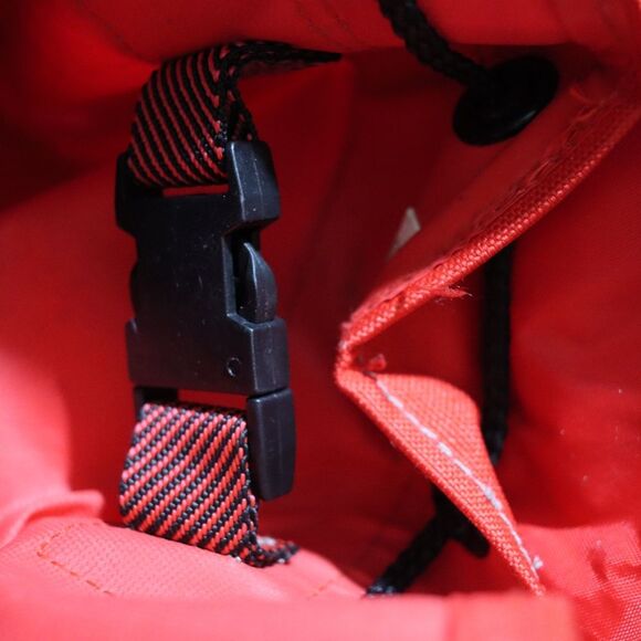 Marlboro Vintage Red Black Large Duffel Bag Drawstring Shoulder Strap Pocket - Picture 3 of 16